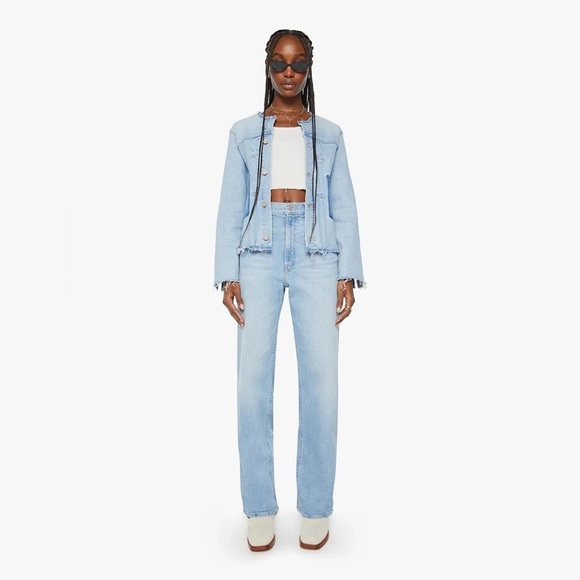 MOTHER The Cut Daybreak Drifter Jacket in Norway Dude L - Picture 2 of 8